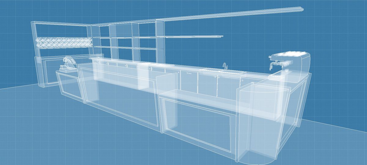 bancone layout