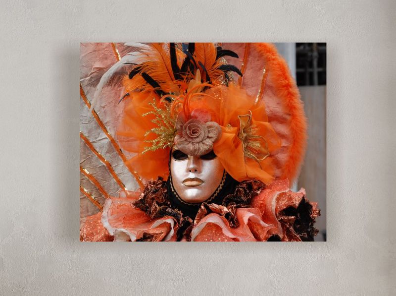 Quadro in canvas con maschera